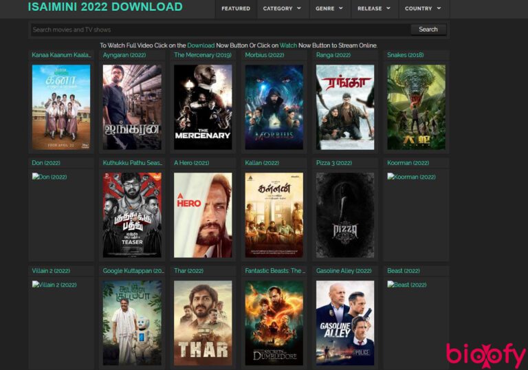 Isaimini 2022: Tamil Movies Download, Tamil Dubbed, Telugu, Hollywood, Bollywood Movie Download, Isaimini.com